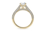 Bloomsbury Vintage Yellow Gold 18k Round Engagement Ring