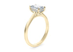 Hope Solitaire Yellow Gold 18k Radiant Engagement Ring