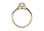 Victoria Diamond Band Yellow Gold 18k Heart Engagement Ring