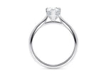 Hope Solitaire Platinum Pear Engagement Ring
