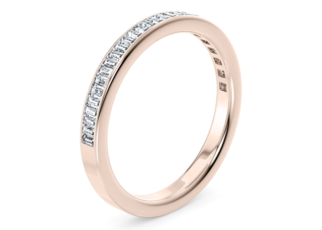 Elegance Rose Gold 18k Eternity Ring