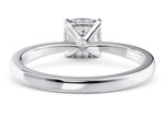 Starlight Solitaire Platinum Cushion Engagement Ring