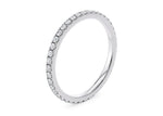 Vogue Lab Grown White Gold 18k Full Set Eternity Ring