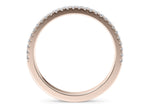 Grandessa Rose Gold 18k Half Set Eternity Ring