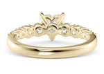 Lyra Diamond Band Yellow Gold 18k Heart Engagement Ring
