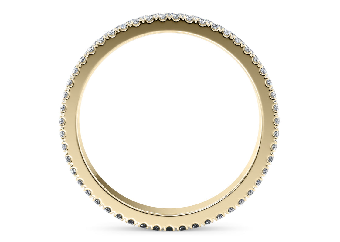 Grandessa Yellow Gold 18k Full Set Eternity Ring