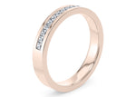 Allya Rose Gold 18k Half Set Eternity Ring