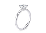 Delicacy Solitaire Platinum Princess Engagement Ring