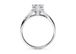 Hanover Solitaire White Gold 18k Heart Engagement Ring