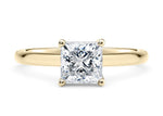 Paloma Solitaire Yellow Gold 18k Princess Engagement Ring