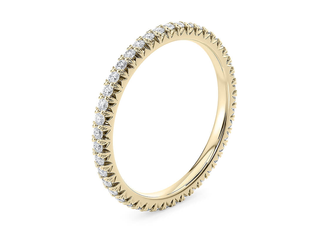 Kindrea Yellow Gold 18k Full Set Eternity Ring