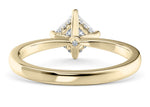 Starlight Compass Solitaire Yellow Gold 18k Princess Engagement Ring