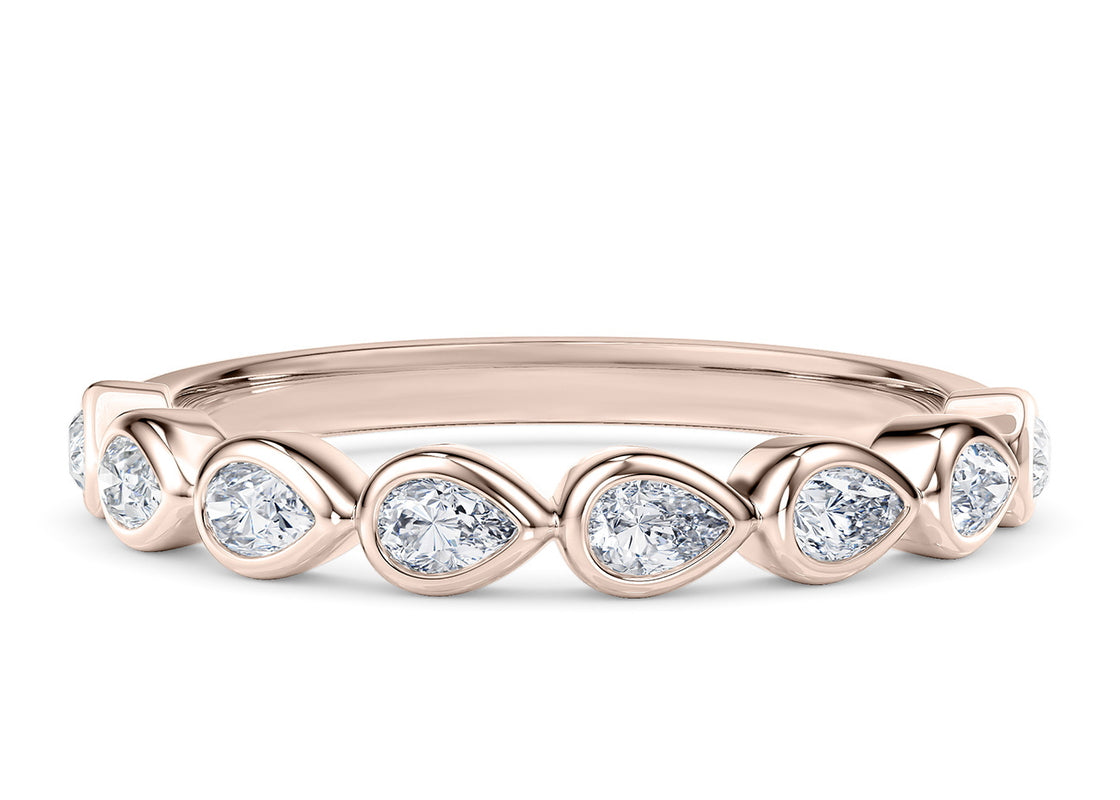 Idyll Half Rose Gold 18k Eternity Ring