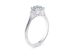 Paris Trilogy Platinum Asscher Engagement Ring