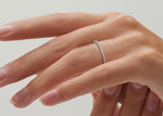 Vogue Lab Grown Rose Gold 18k Half Set Eternity Ring