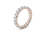 Regent Asscher Full Set Rose Gold 18k Lab Grown Eternity Ring