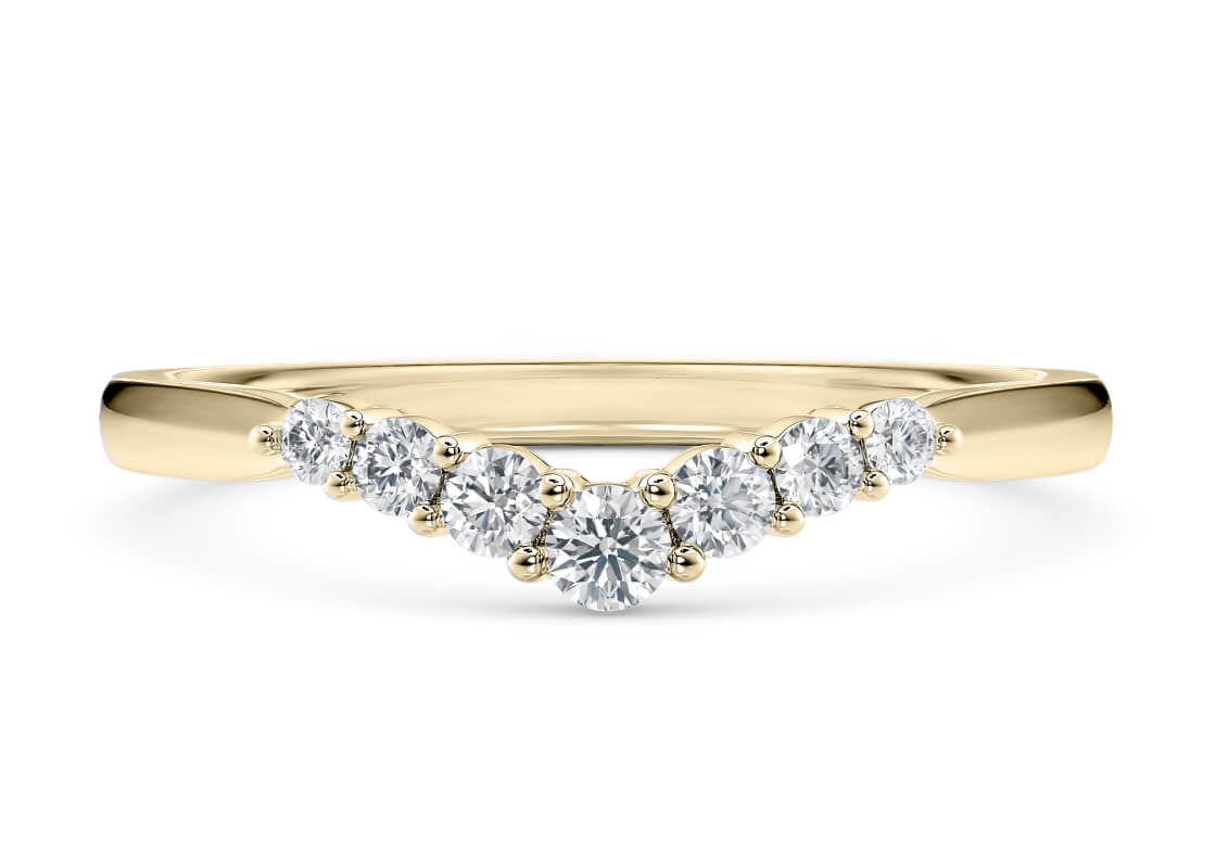 Delphine Yellow Gold 18k Eternity Ring