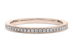 Paragon Lab Grown Rose Gold 18k Half Set Eternity Ring