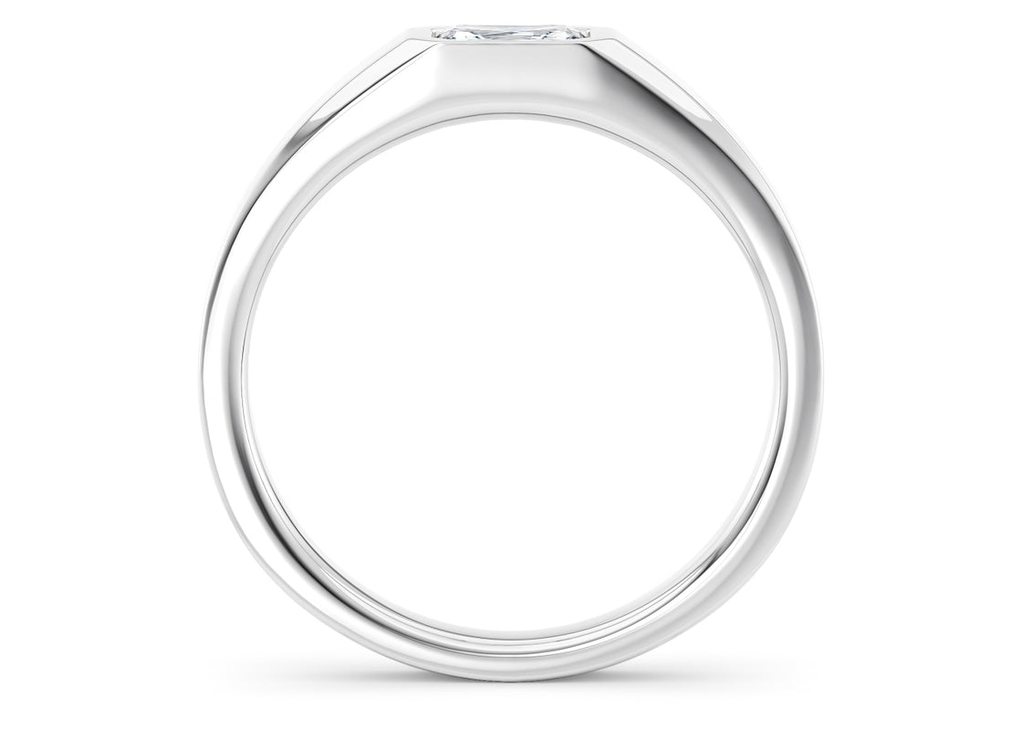 Olympus Radiant  White Gold 18k Wedding Band