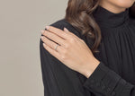 Kindrea Yellow Gold 18k Half Set Eternity Ring