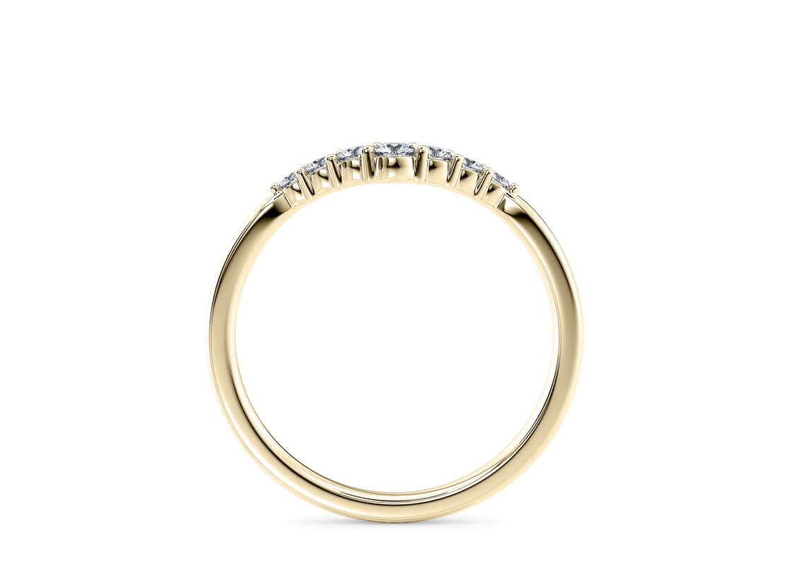 Delphine Yellow Gold 18k Eternity Ring