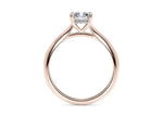 Hope Solitaire Rose Gold 18k Radiant Engagement Ring