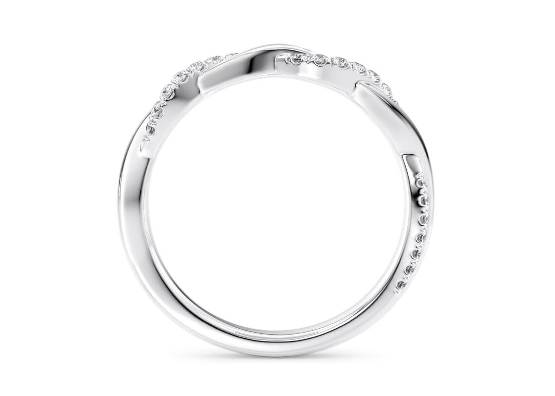 Pirouette White Gold 18k Eternity Ring