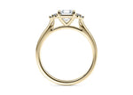 Rosa Vintage Yellow Gold 18k Asscher Engagement Ring