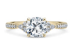 Gaia Vintage Yellow Gold 18k Cushion Engagement Ring