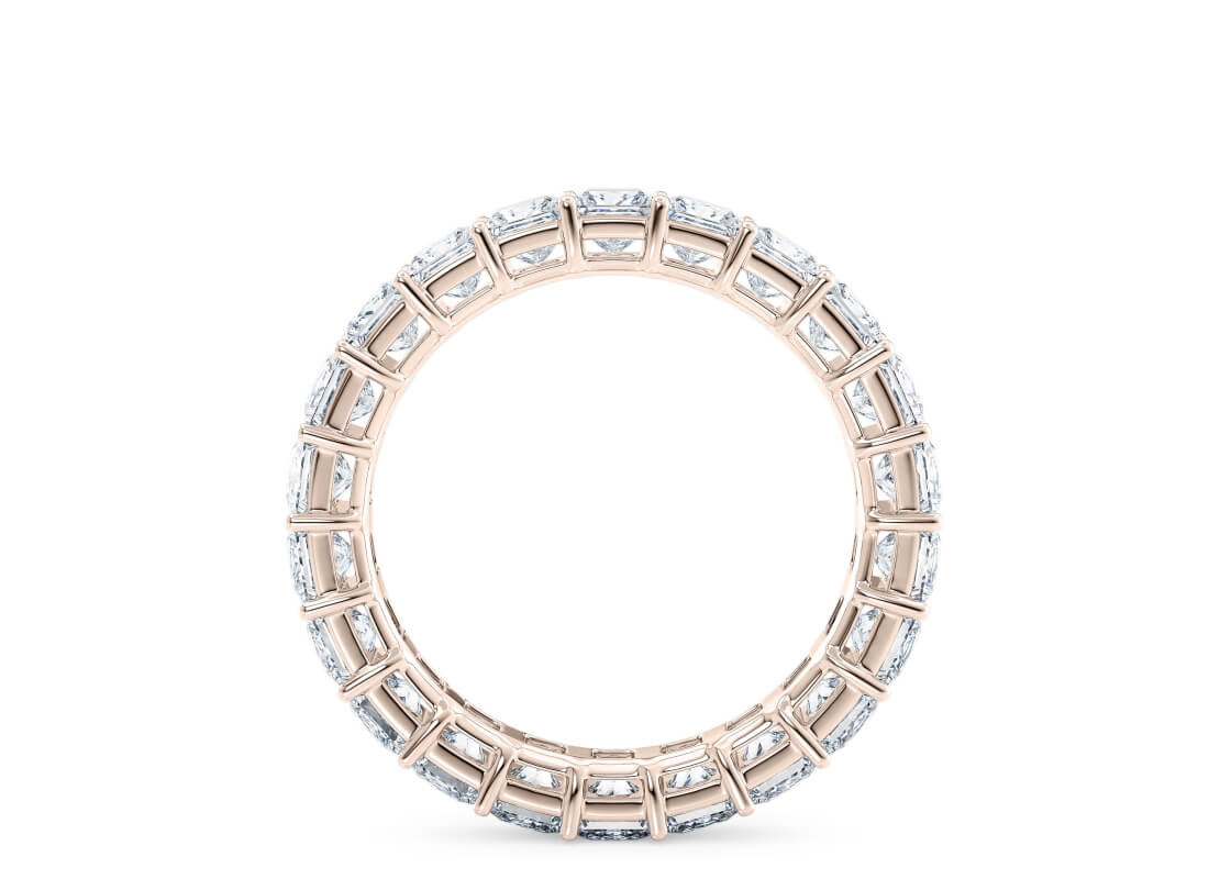 Regent Princess Full Set Rose Gold 18k Natural Eternity Ring