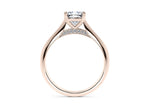 Iris Solitaire Rose Gold 18k Cushion Engagement Ring