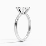 Comfort Fit 2mm Six-Prong Solitaire Ring Platinum Marquise Engagement Ring