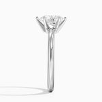 Comfort Fit 2mm Six-Prong Solitaire Ring Platinum Pear Engagement Ring