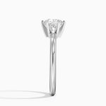 Comfort Fit 2mm Six-Prong Solitaire Ring Platinum Round Engagement Ring
