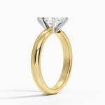 Comfort Fit 3mm Ring Yellow Gold 18k Marquise Engagement Ring