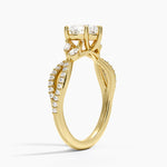 Luxe Willow Diamond Ring (1/4 ct. tw.) Yellow Gold 18k Heart Engagement Ring