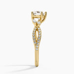 Luxe Willow Diamond Ring (1/4 ct. tw.) Yellow Gold 18k Heart Engagement Ring