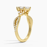 Luxe Willow Diamond Ring (1/4 ct. tw.) Yellow Gold 18k Marquise Engagement Ring