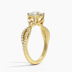 Luxe Willow Diamond Ring (1/4 ct. tw.) Yellow Gold 18k Round Engagement Ring
