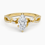 Luxe Willow Diamond Ring (1/4 ct. tw.) Yellow Gold 18k Marquise Engagement Ring