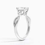 Willow Diamond Ring (1/8 ct. tw.) Platinum Radiant Engagement Ring