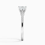 Sonora Diamond Ring White Gold 18k Asscher Engagement Ring