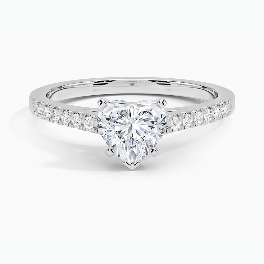 Sonora Diamond Ring White Gold 18k Heart Engagement Ring