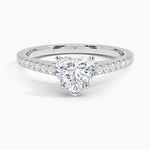 Sonora Diamond Ring White Gold 18k Heart Engagement Ring
