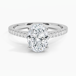 Sonora Diamond Ring White Gold 18k Oval Engagement Ring