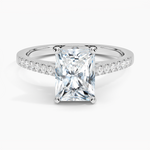 Sonora Diamond Ring White Gold 18k Radiant Engagement Ring