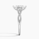 Celtic Love Knot Ring Platinum Marquise Engagement Ring