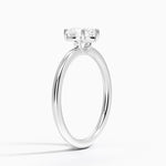 Gwen Perfect Fit Solitaire Ring Platinum Heart Engagement Ring