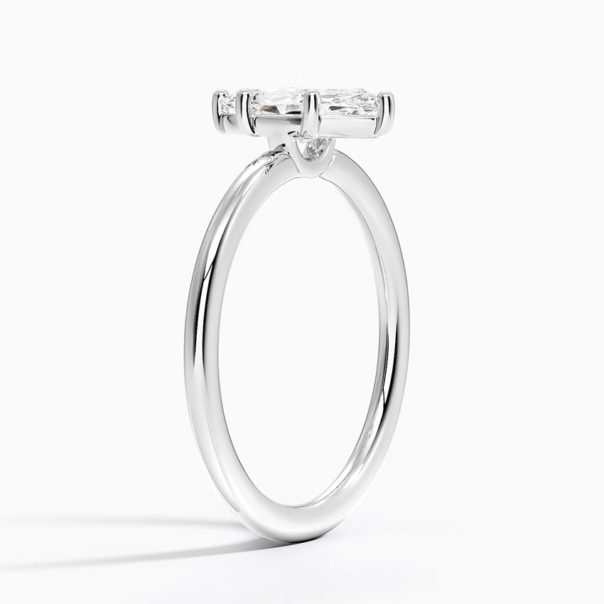 Gwen Perfect Fit Solitaire Ring Platinum Marquise Engagement Ring