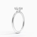 Gwen Perfect Fit Solitaire Ring Platinum Round Engagement Ring